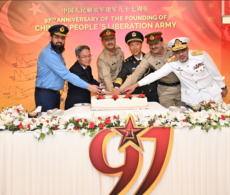 Pakistan Celebrated 97th Anniversary of China’s PLA at GHQ
