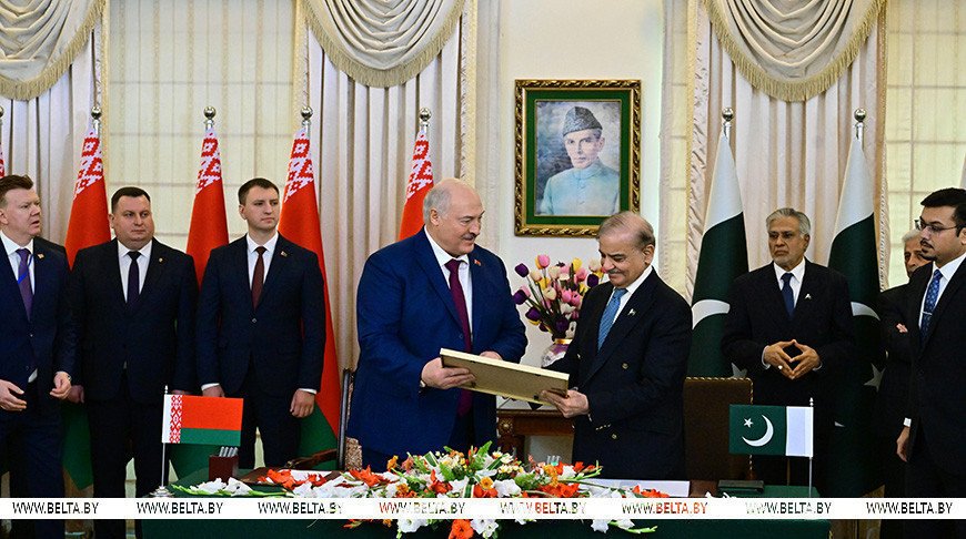 bilarus president visited pakistan Bilarus President Visited Pakistan
