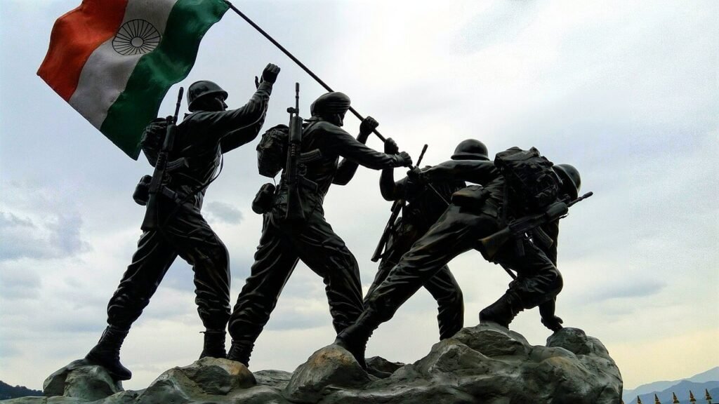 Supporting the Indian soldiers Supporting The Indian Soldiers