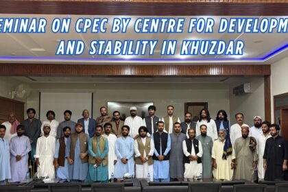 Seminar on CPEC by Centre for Development and Stability in Khuzdar